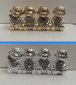 NEW GOLD SPARKLING LOVE MONKEYS.