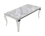 Louis Grey Marble Coffee Table