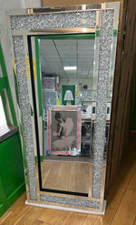 Large Stunning Crushed Mirror