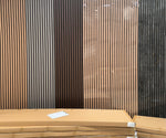 ACOUSTIC SLATTED WALL PANELS ALL COLOURS AVAILABLE.