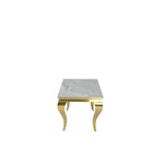 Louis Gold Lamp / Side Table