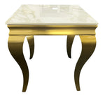 Louis Gold Lamp / Side Table