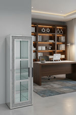 mirrored display cabinet with decorative glittery crushed trim. This Stunning Sparkling Shelf Unit.
Don't Miss out on this Stunning smart storage shelf unit is framed with crystals to give a glimmering diamond effect.
Mirrored throughout, this three-tiered shelfs,
Dimensions: 76 x 50 x 188cm