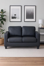 The sofa that perfectly fits your home.
The 2-Seater PU Sofa is designed for life at an easier pace. This 2 seater Black sofa brings calm, effortless style to any home. Its minimalist style makes it a versatile addition to any living space. with great value for money.
Colour: Black PU
Seats: 2 Seater
Dimensions: 130cm Length.
