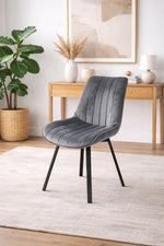 Roco 360º Dark Grey Chair (Black Legs)
The Roco 360º Dark Grey Chair combines functionality with contemporary design, featuring a smooth 360-degree rotating mechanism that maximises flexibility in any seating arrangement.