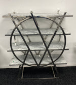 Grey Marble Book Shelf