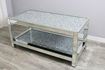 Crushed Diamond Coffee Table 2 Tier