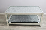 Crushed Diamond Coffee Table 2 Tier