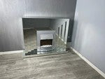 Mirrored Fireplace