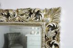 Ornate Wall Mirror Champagne/Chrome