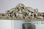 Ornate Wall Mirror Champagne/Chrome