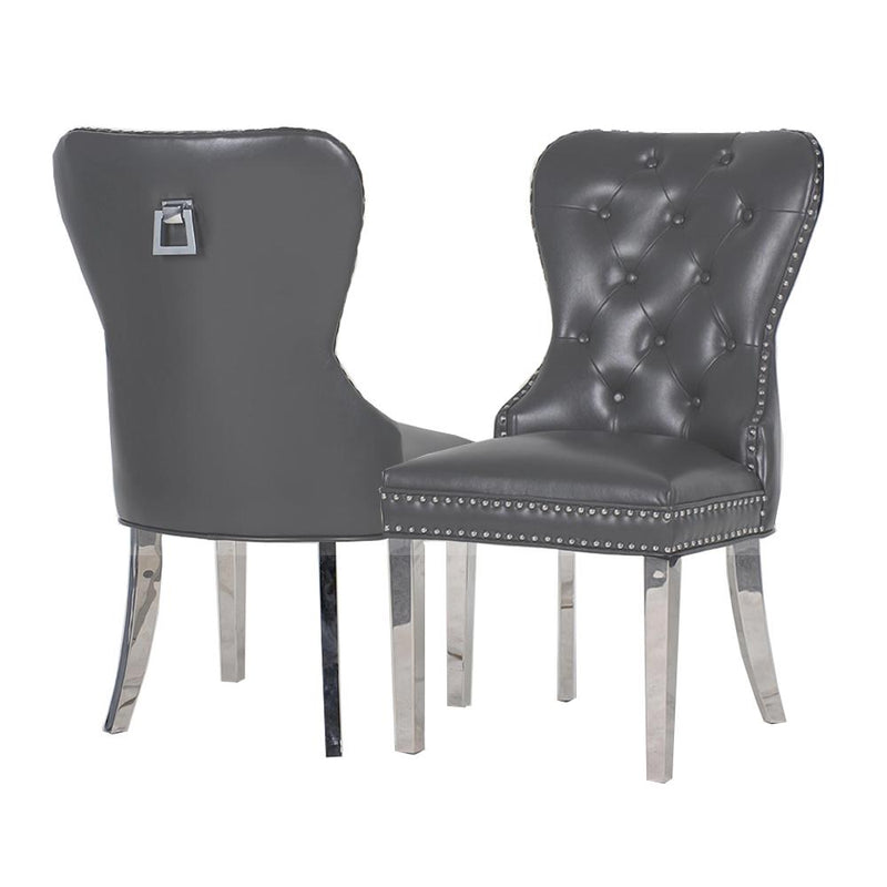 Leather Paris Chairs With Dining Table