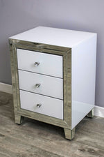 Three Drawer Bedside Unit
