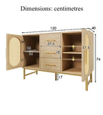 Natural Rattan 6-Draw Chest