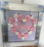 *** ELEGANCE DEAL OFFER - IN STOCK *** 3D FLOWER LIQUID ART MUM PICTURE