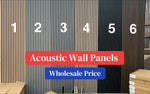 ACOUSTIC SLATTED WALL PANELS ALL COLOURS AVAILABLE.