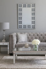 Crushed Diamond Block Mirror
