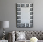 Crushed Diamond Block Mirror