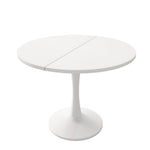 Extendable Round Dining Table.