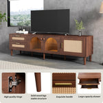 TV Stand Cabinet With LED Lights
