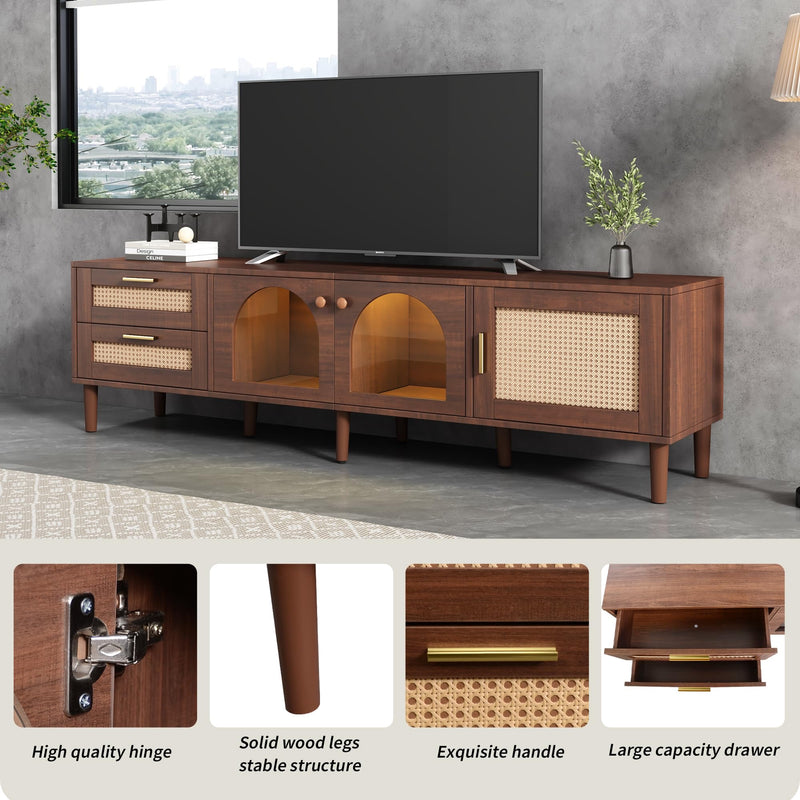 TV Stand Cabinet With LED Lights