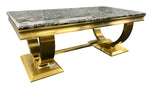 Gold Chelsea Marble Coffee Table