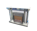 Stunning New Crushed Diamond Electric Fire Place.