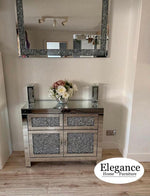 Small Crushed Diamond Sideboard