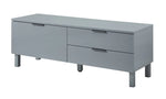 Polmari Grey High Gloss Tv Unit