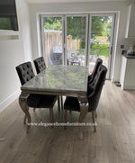 Louis Dining Set With 4 Majestic Chairs