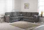 Maryland Plush Velvet Corner Sofa