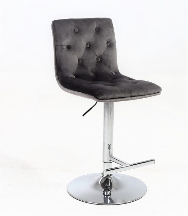 Elegant Grey Bar Stools