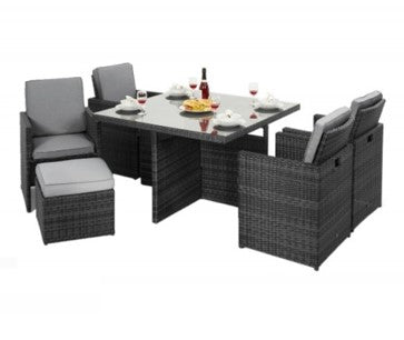 Rattan Dining Table Set