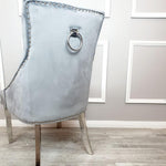 Grey Cheshire Chairs With Circular Knocker