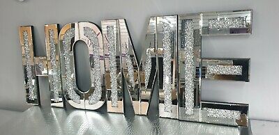 Crushed Diamond Home Letters