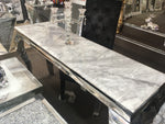 Louis Grey Marble Console Table