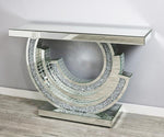 Crushed Diamond Mocka Console Table