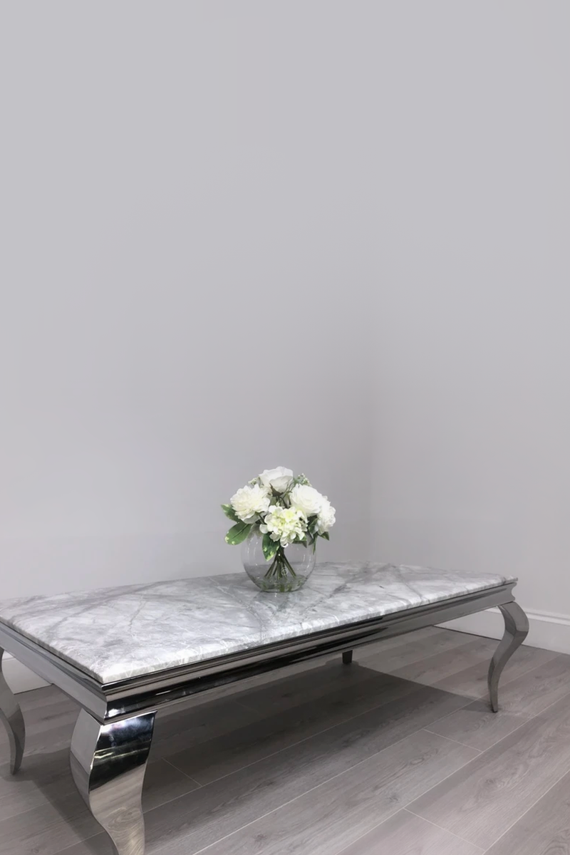 Grey marble tv stand deals