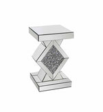 Mirrored Crushed Diamond Pedestal