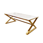 Riviera Gold Console Table