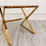 Riviera Gold Side Table