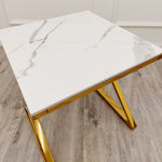 Riviera Gold Side Table