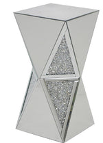 Mirrored Crushed Diamond Pedestal